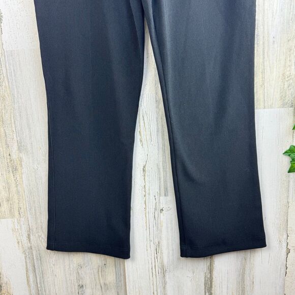 St. John Sport by Marie gray Pants Womens Size 12 Black High Rise Straight - Picture 4 of 9